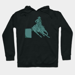 Turquoise Barrel Racer Hoodie